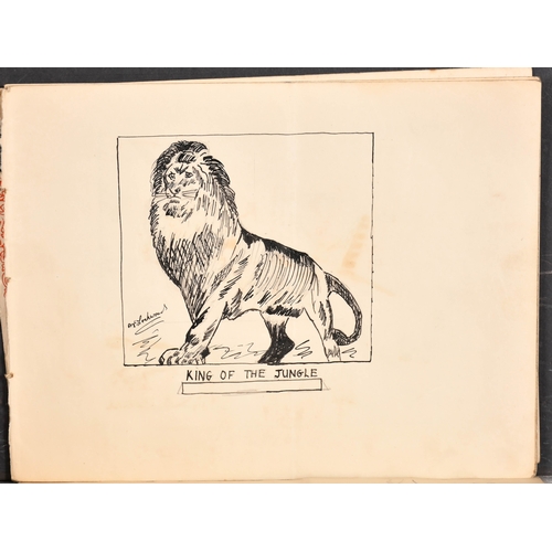 181 - William Lockwood (20th Century) British. A Collection of Eight Ink Drawings of World War II Scenes, ... 