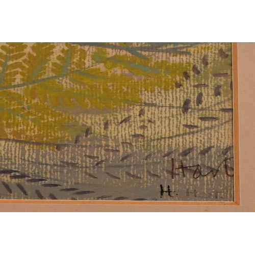 190 - H Hart (20th Century) British. Study of Mushrooms, Watercolour, Signed and inscribed, 14.5