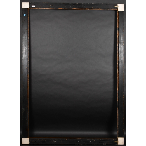401 - 20th Century English School. A Gilt and Black Painted Frame, rebate 68.75
