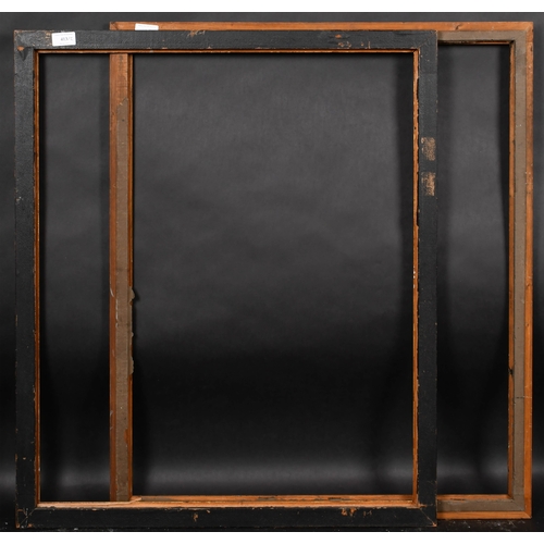 413 - Early 19th Century English School. A Hogarth Style Frame, with metal gilt corners, rebate 30