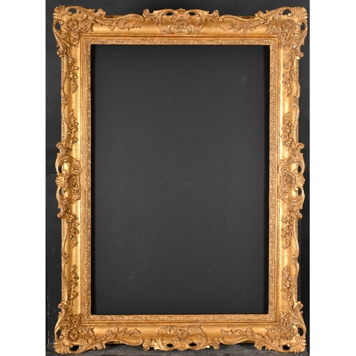 420 - 20th Century English School. A Gilt Composition Frame, with swept and pierced centres and corners, r... 