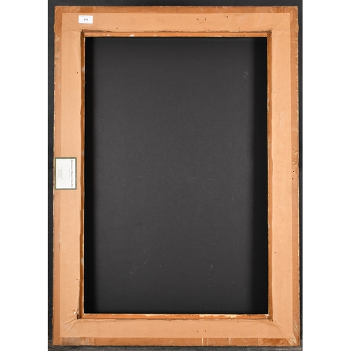 420 - 20th Century English School. A Gilt Composition Frame, with swept and pierced centres and corners, r... 