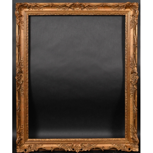 427 - 20th Century English School. A Gilt Composition Frame, with swept and pierced centres and corners, r... 