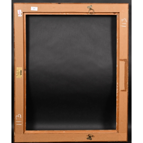 427 - 20th Century English School. A Gilt Composition Frame, with swept and pierced centres and corners, r... 