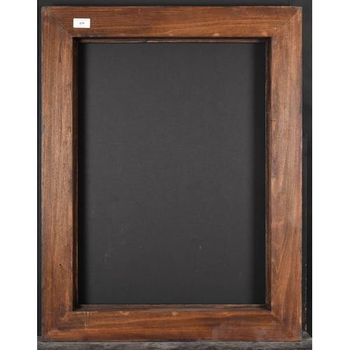439 - 20th-21st Century English School. A Silver and Black Painted Composition Frame, rebate 24.75
