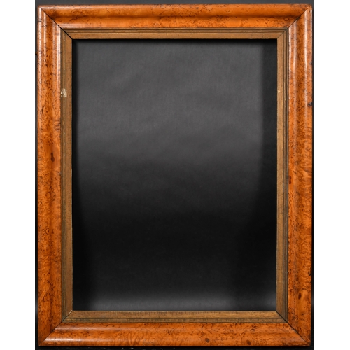 441 - 19th Century English School. A Maple Frame, with a painted slip, rebate 24.5
