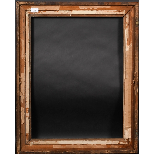 441 - 19th Century English School. A Maple Frame, with a painted slip, rebate 24.5