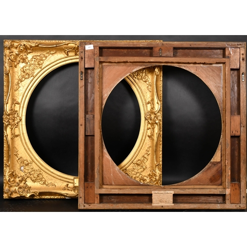 443 - 19th Century English School. A Fine Pair of Gilt Composition Frames, with swept centres and corners,... 