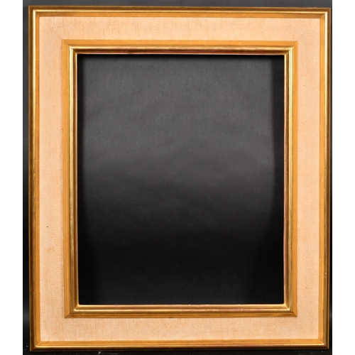 445 - 20th Century European School. A Gilt Composition Frame, with a fabric plate, rebate 24