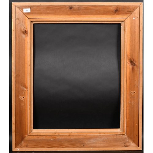 445 - 20th Century European School. A Gilt Composition Frame, with a fabric plate, rebate 24