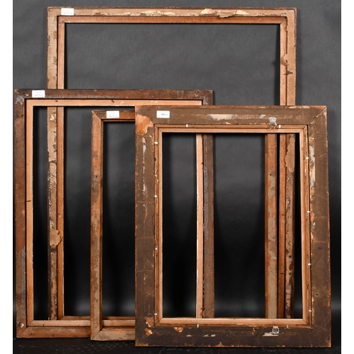 453 - 19th Century English School. A Cushioned Maple Frame, with a gilt slip, rebate 22.75