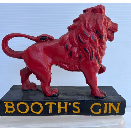 49 - 1 booth's gin advertising figure 
1 white horse scotch whiskey advertising figure