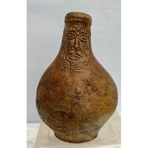 231 - SMALL BELAMITE JUG HEIGHT IS 160MM IN GOOD CONDITION HAS NO DAMAGE OR REAPIRS