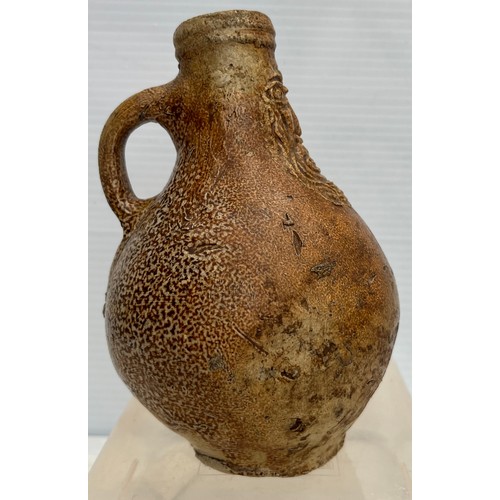 231 - SMALL BELAMITE JUG HEIGHT IS 160MM IN GOOD CONDITION HAS NO DAMAGE OR REAPIRS