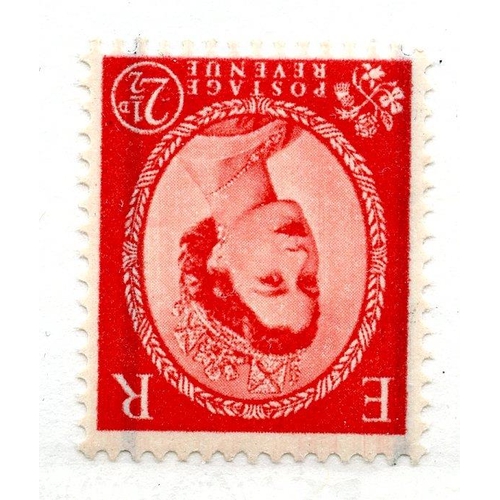 1026 - 1958 2½d wmk Crowns graphite inverted um. SG 591wi. Cat £65.