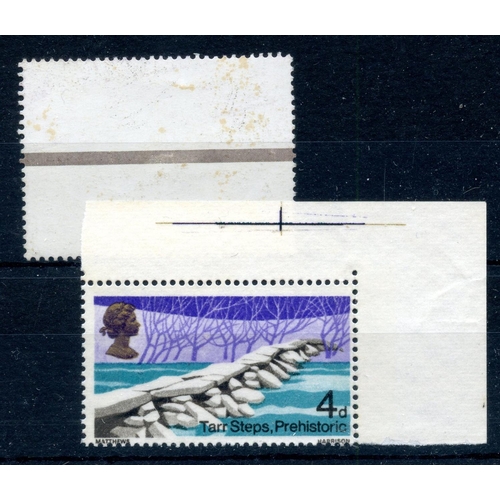 1029 - 1968 4d Bridges printed on gummed side um. SG 763a. Cat £35.