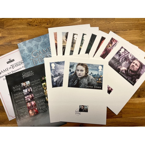 1034 - 2018 Game of Thrones Royal Mail souvenir folder. Cost £35.