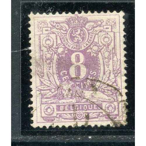 105 - BELGIUM 1869 - 80 8c violet fu. SG 49a. Cat £75.