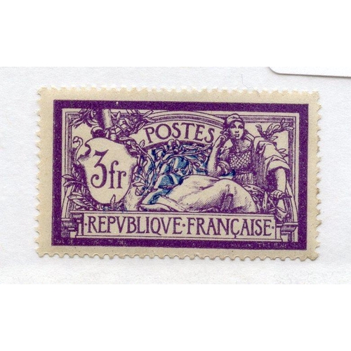 258 - FRANCE 1925 - 1932 3f deep violet and blue um. SG 429. Cat £36.