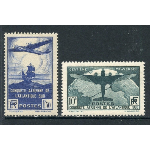 277 - FRANCE 1936 South America Flight set mint. SG 553 - 4. Cat £500,