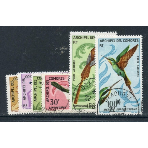 326 - FRENCH COLS COMORO ISLANDS 1967 Birds set fu. SG 60 - 65. Cat £98.