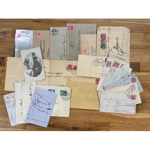 389 - GERMANY balance of postal history collection, 20 items from pre-stamp to WW2. Generally good conditi... 