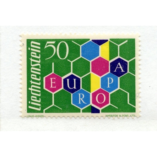 621 - LIECHTENSTEIN 1960 Europa um. SG 404. Cat £130.