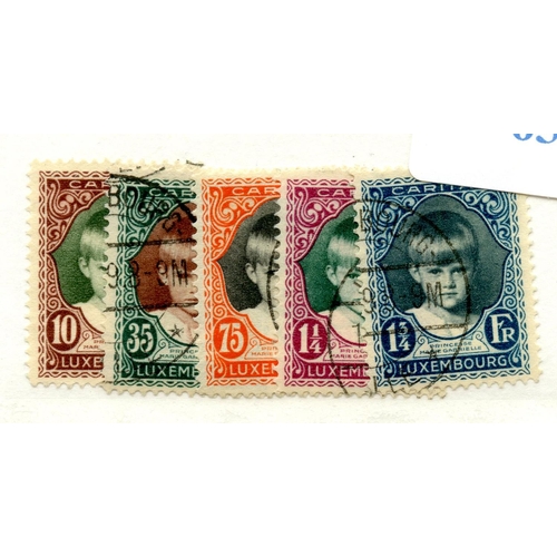 630 - LUXEMBOURG 1928 Child Welfare set fu. SG 285 - 9. Cat £100.