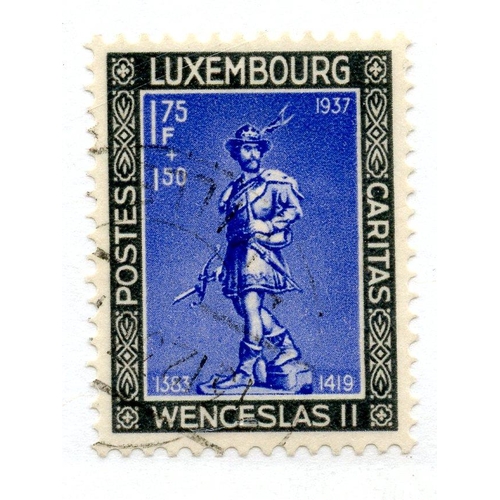 631 - LUXEMBOURG 1937 1f75 + 1f50 Child Welfare fu. SG 365. Cat £31.