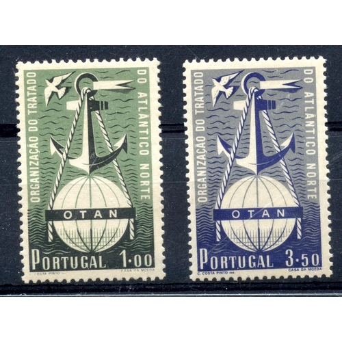 748 - PORTUGAL 1952 NATO set mint. SG 1065 - 66. Cat £568.