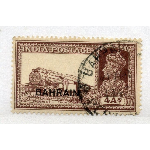 78 - BAHRAIN 1938 - 41 4a brown good used. SG 28. Cat £75.