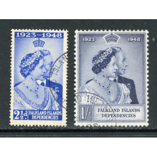249 - FID 1948 Silver Wedding set fu. SG G19 - 20. Cat £9.