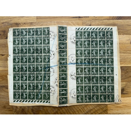 273 - FRANCE 1939 cover franked with 90 x 2c!!. Good condition.