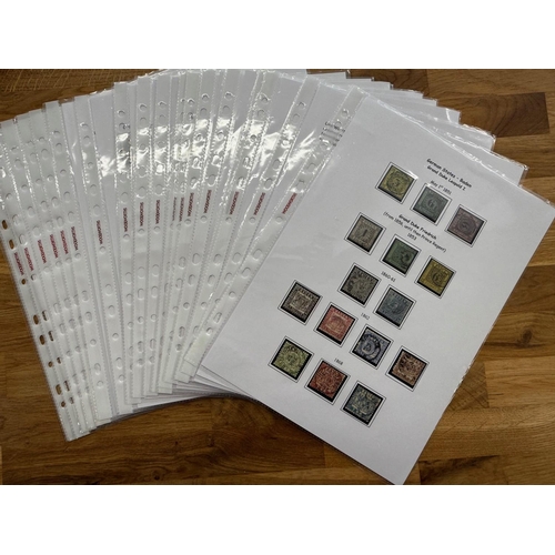 326 - GERMAN STATES an attractively written up used collection on leaves with much Bavaria inc imperfs to ... 