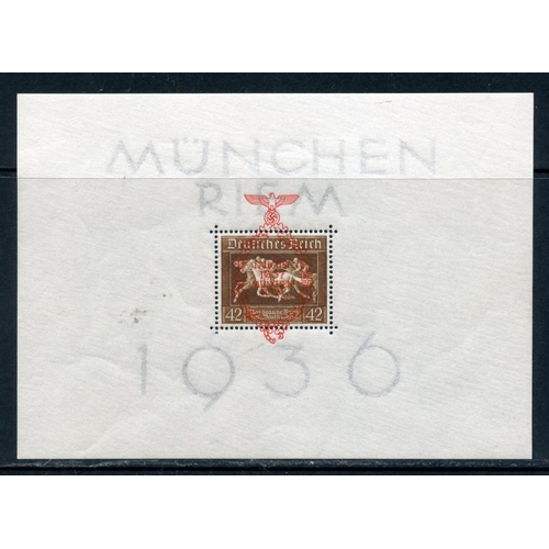 360 - GERMANY 1937 Brown Ribbon MS um. SG MS 637a. Cat £225.