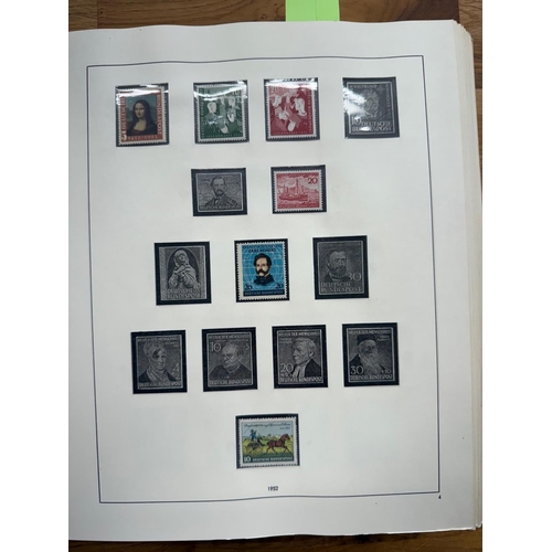 374 - GERMANY WEST 1949 - 87 a mostly um collection in Safe printed album. A few of the earlier sets missi... 