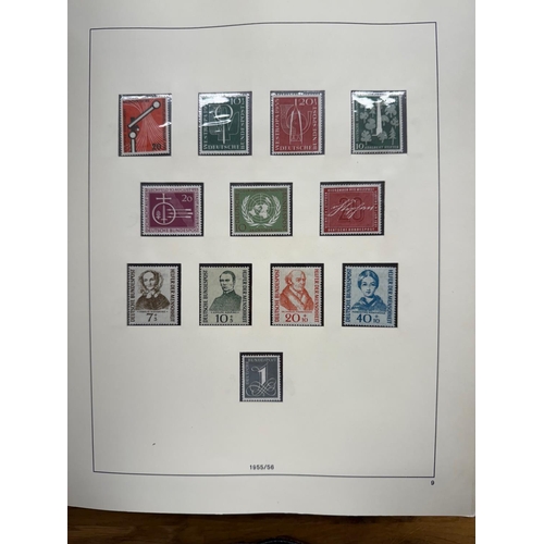 374 - GERMANY WEST 1949 - 87 a mostly um collection in Safe printed album. A few of the earlier sets missi... 