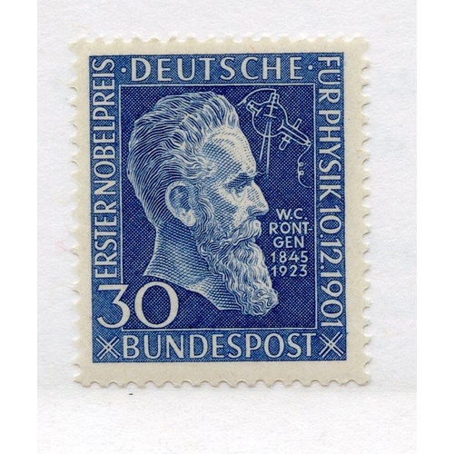 378 - GERMANY WEST 951 30pf Rontgen um. SG 1073. Cat £110.