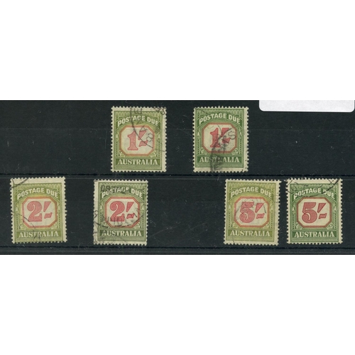 59 - AUSTRALIA POSTAGE DUES 1953 - 59 set perf 14½ x 14 fu. SG D129 - 31a. Cat £140.