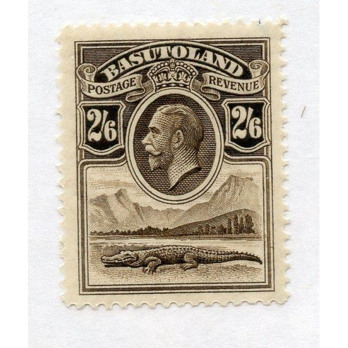 93 - BASUTOLAND 1933 2/6 sepia mint. SG 8. Cat £45.