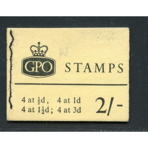 976 - BOOKLETS 1963 (JUNE) 2/- lemon complete. SG N12. Cat £40.