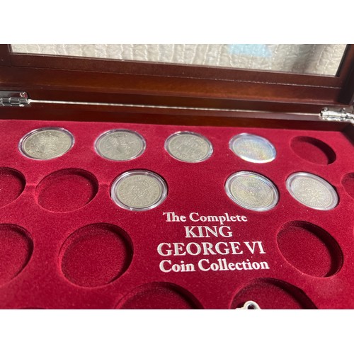 200 - THE COMPLETE GEORGE VI COIN COLLECTION (PART FULL)
DANBURY MINT