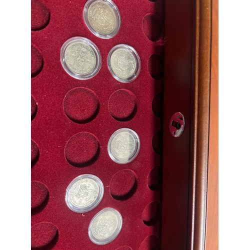 200 - THE COMPLETE GEORGE VI COIN COLLECTION (PART FULL)
DANBURY MINT