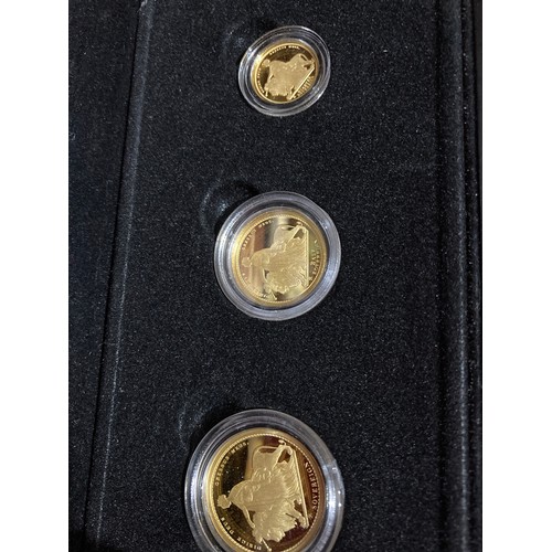 228 - The 2019 Queen Victoria 200th Anniversary 24 carat Gold Prestige Sovereign Set, comprising - proof s... 