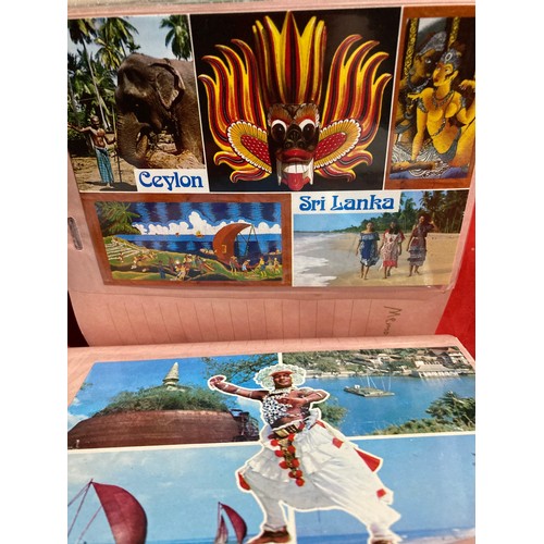 249 - collection of postcards from Gambia,Burma,Senegal,hong kong & box of nostalgia postcards