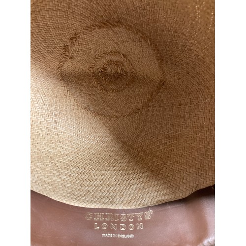 306 - genuine panama hat christies of london Size 7 1/8