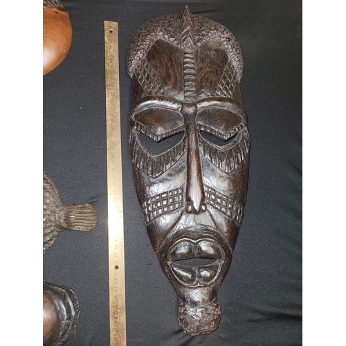 341 - african masks x 7