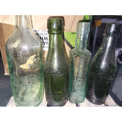 388 - Various antique bottles
Gingers beer sauce etc