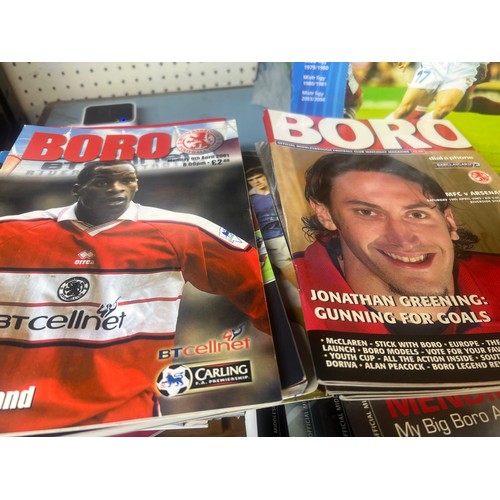 373D - quantity of middlesborough football programmes home and away