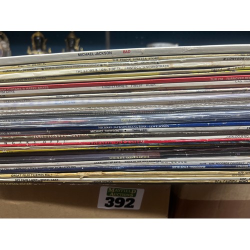 514 - Two cases of vinyl records 
Beatles
Supertramp 
Micheal Jackson 
Madonna
Soft cell
Etc etc